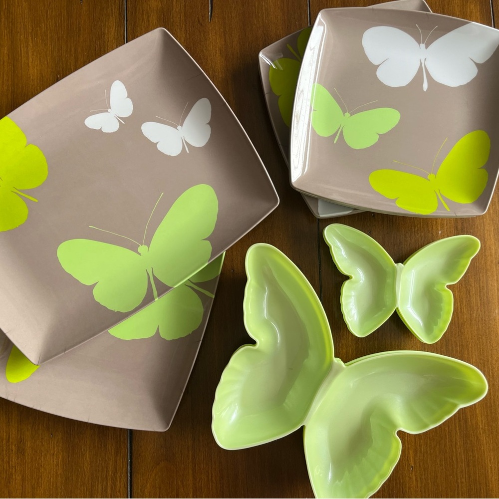 Butterfly Design Dinnerware Set